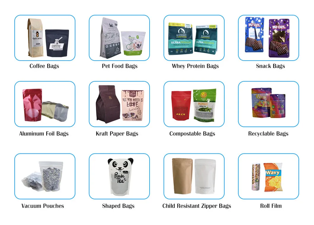 Bolsa de embalaje con cremallera para camisetas de plástico transparente reciclable con cierre tipo slider
