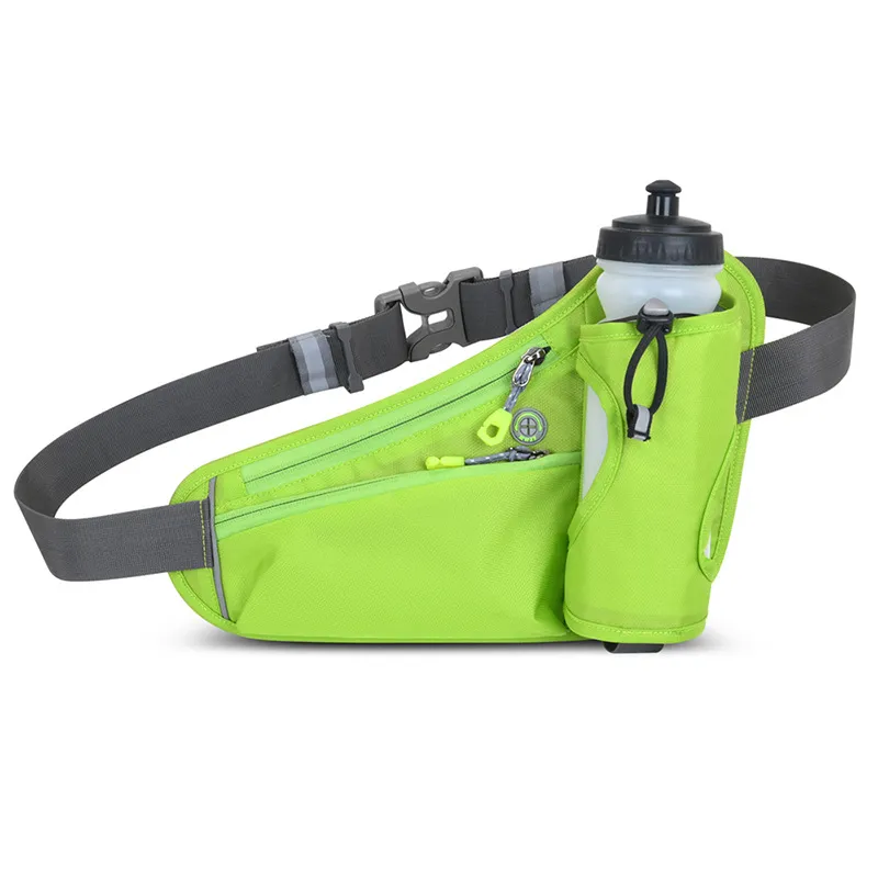 Mochilas deportivas de color sólido con soporte para botella de agua