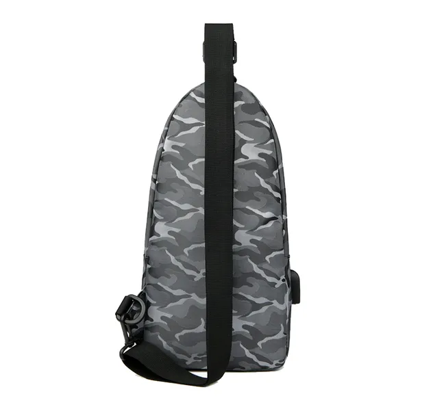 Tendencia de camuflaje, riñonera casual para hombres