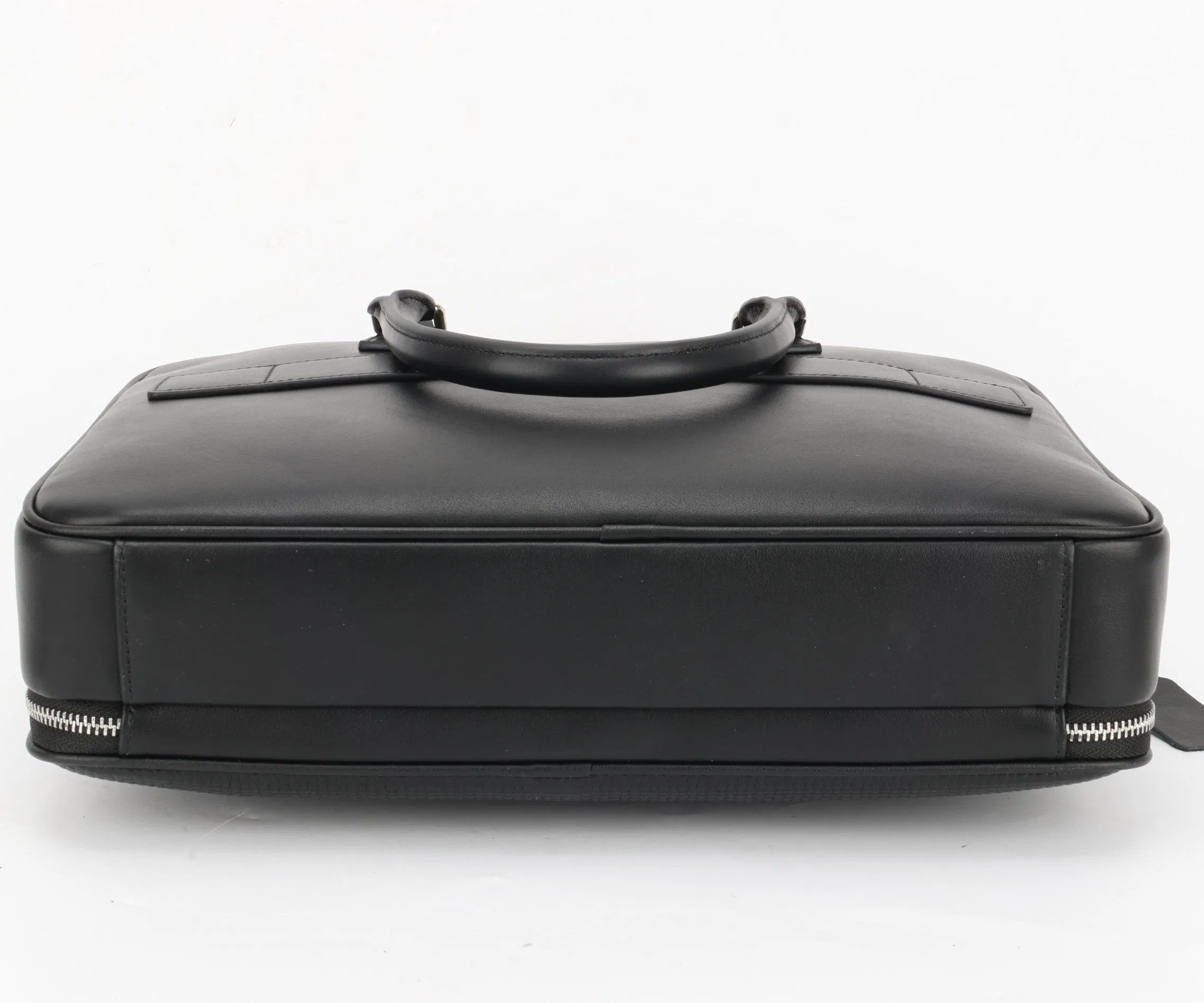 Bolso de negocios para hombres de alta calidad, de cuero genuino, gran capacidad, maletín multifuncional