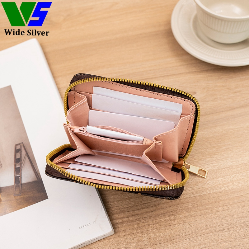 Bolso de cuero Widesilver para tarjetas, monedero, soporte para pasaporte, billetera de cuero para mujeres
