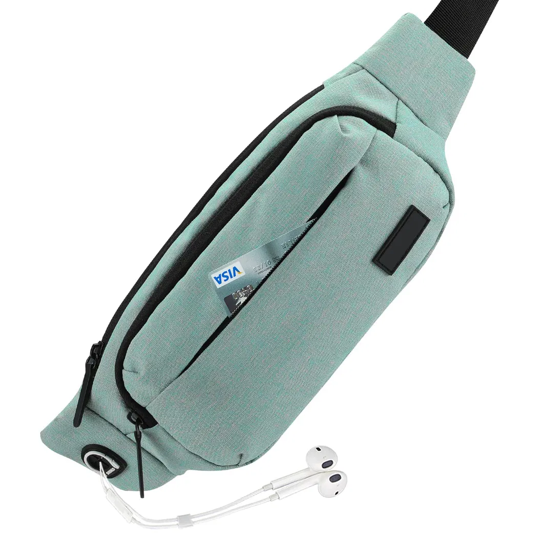 Bolso de cintura deportivo para hacer ejercicio, senderismo, viaje, bandolera, bolso de pecho, caminatas
