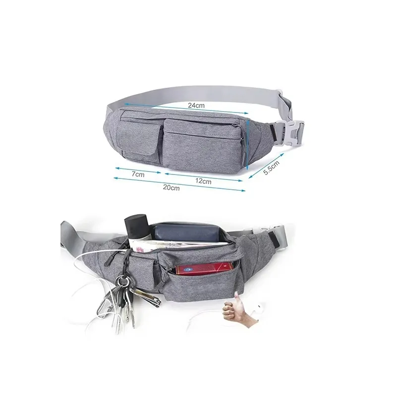 Bolso de cadera ligero y popular para hombres y mujeres, ideal para correr, hacer jogging y montar en bicicleta