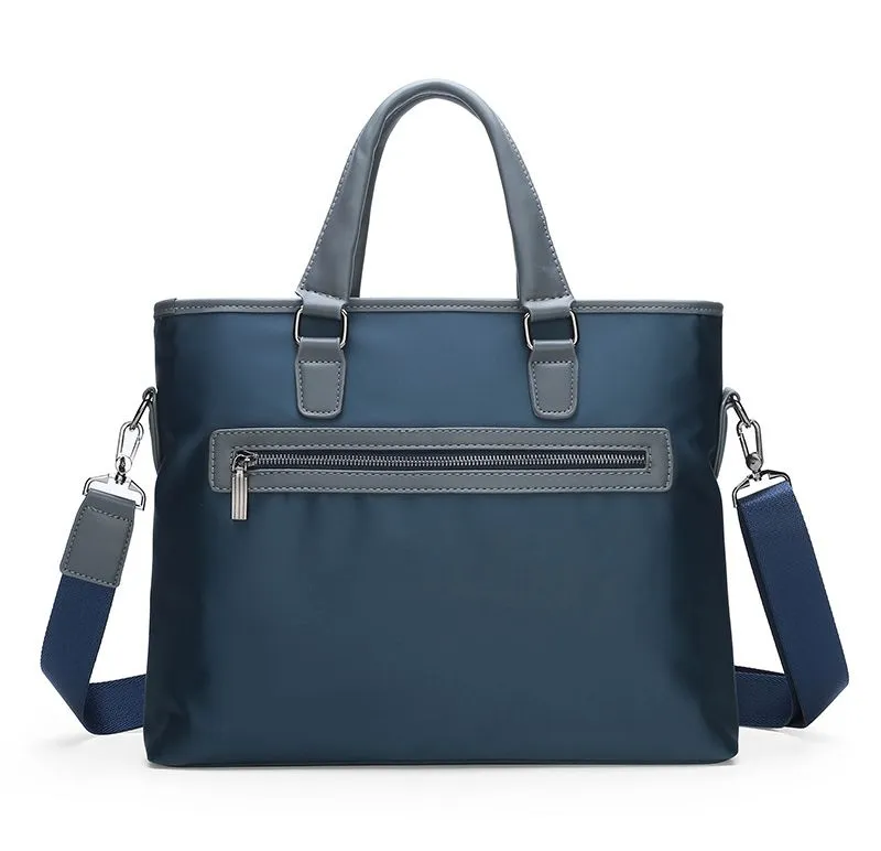 Bolso de mano personalizado para hombres, maletín impermeable de oxford, bolso de mensajero de negocios, portador de cuadernos, maletín para laptop