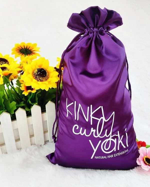 Bolsa de lavandería de lino personalizada con cordón para zapatos promocional