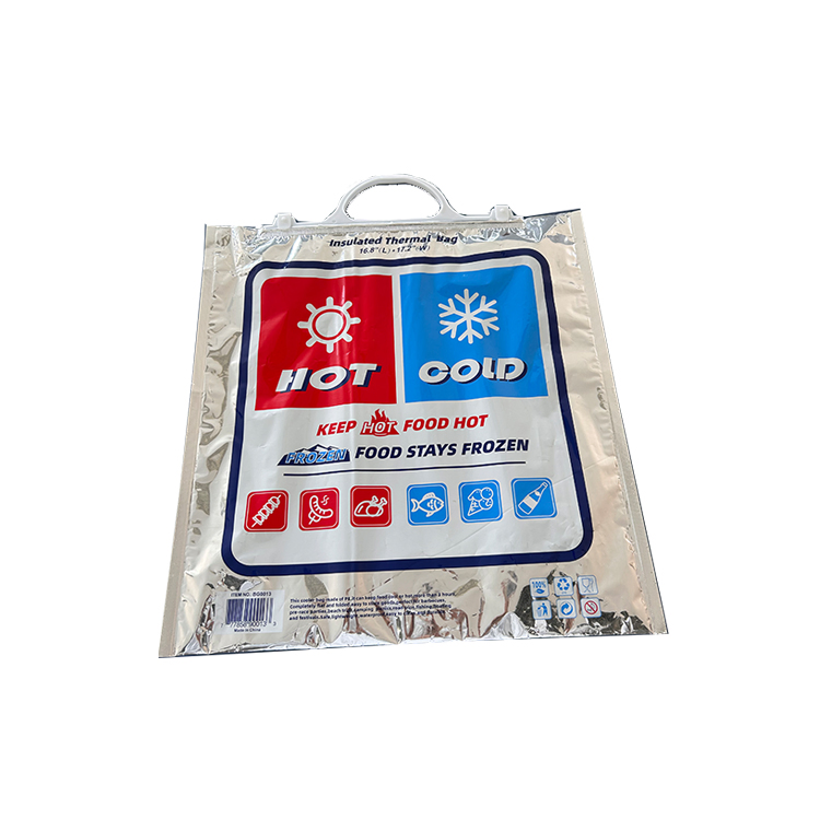 Bolsa térmica aislante de burbujas de aluminio personalizada y al por mayor para alimentos fríos y calientes, ideal para almuerzos y picnics