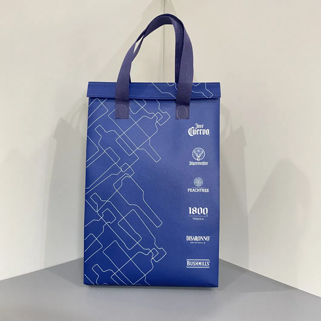 Bolsa térmica de entrega de comida para llevar de no tejido de PP