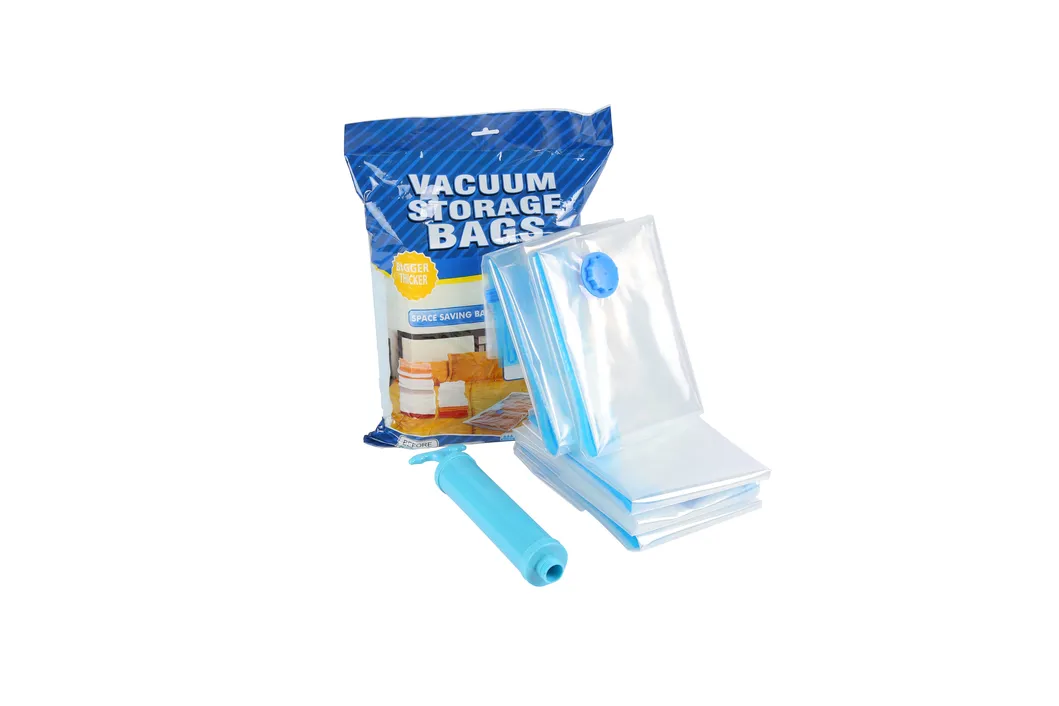 Vacío de viaje Bolsas de almacenamiento para la ropa y Manta