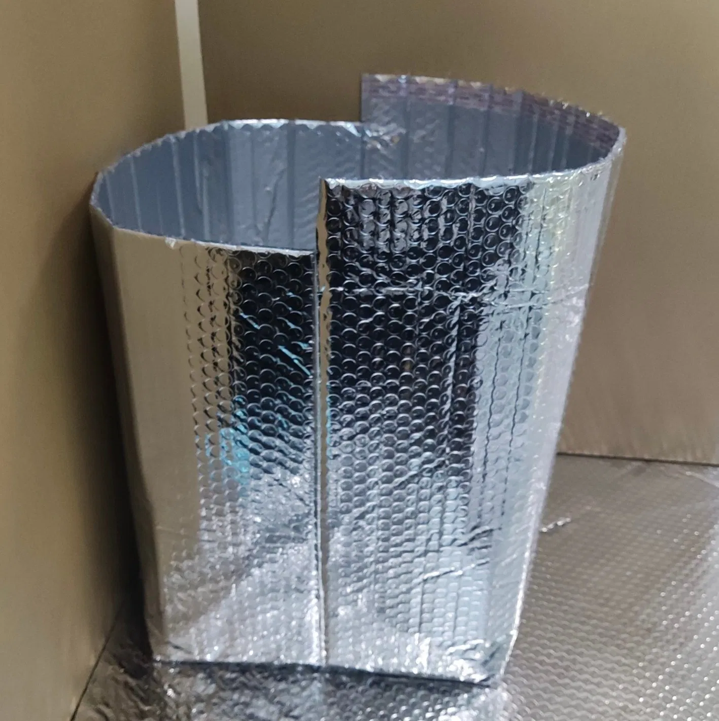 Bolsa Térmica Aislante de Burbuja de Aire con Foil 3D 2D Forro de Caja Aislante Térmica Bolsa de Burbuja para Entrega de Comida, Bolsa Enfriadora para Envío de Cadena Fría Congelada, Aislante de Calor