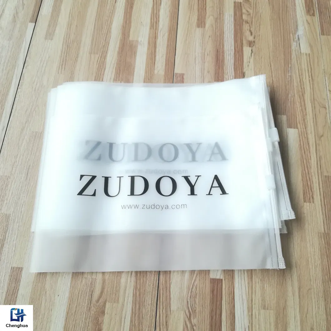 Bolsas de plástico transparentes con cierre resellable personalizadas para ropa