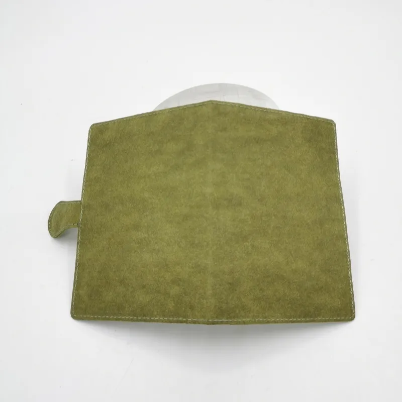 Soporte de pasaporte de papel kraft biodegradable y lavable, billetera para entradas de lujo