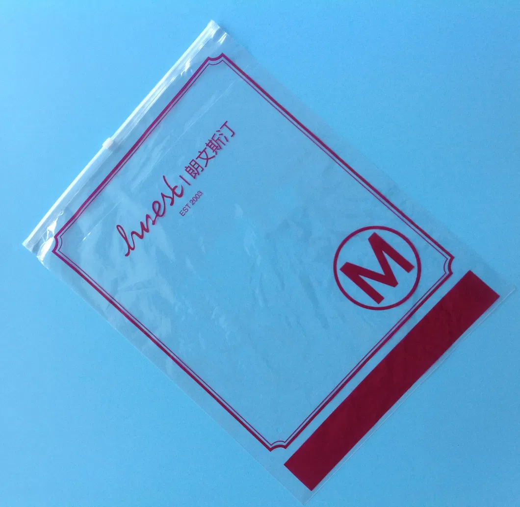 Bolsa de plástico PE mate personalizada para ropa interior