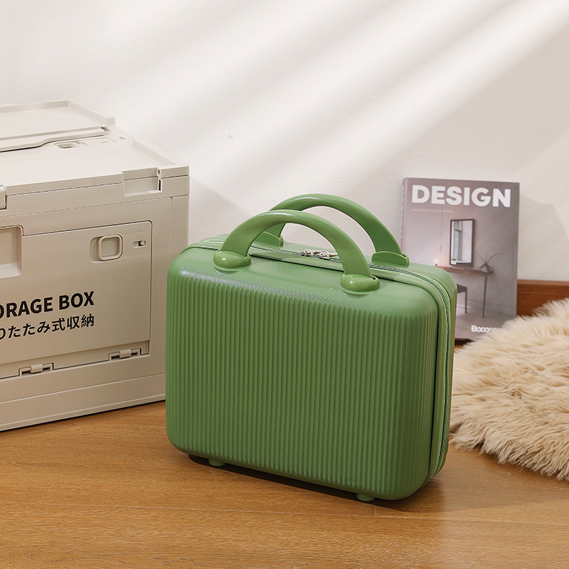 Caja de almacenamiento de maquillaje de belleza compacta 14 pulgadas de ABS para equipaje de mano