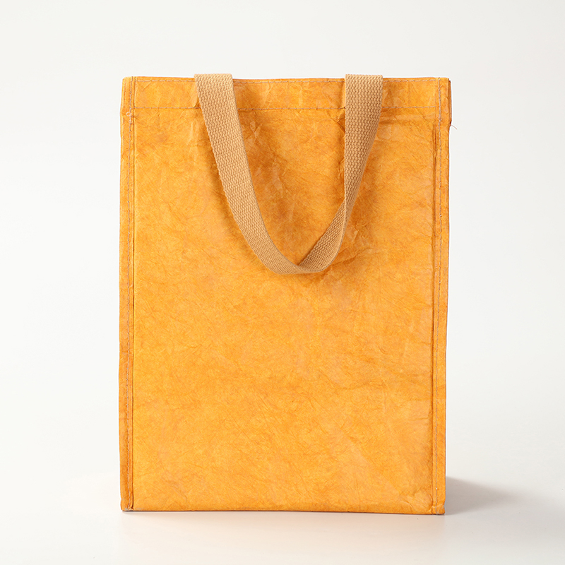 Bolsa de almuerzo portátil personalizada, duradera, impermeable, lavable, ecológica, aislada térmicamente de Tyvek