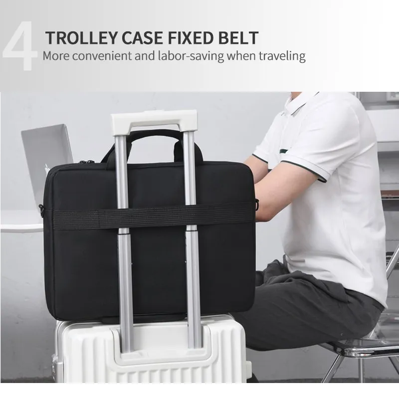 Bolsa de mensajero para computadora de un solo hombro, maletín de negocios para viajes, impermeable, para laptop, para mujeres