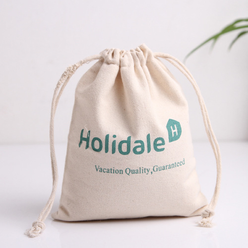 Bolsa de algodón con cordón para almacenamiento de muselina, bolsa personalizada para empacar zapatos