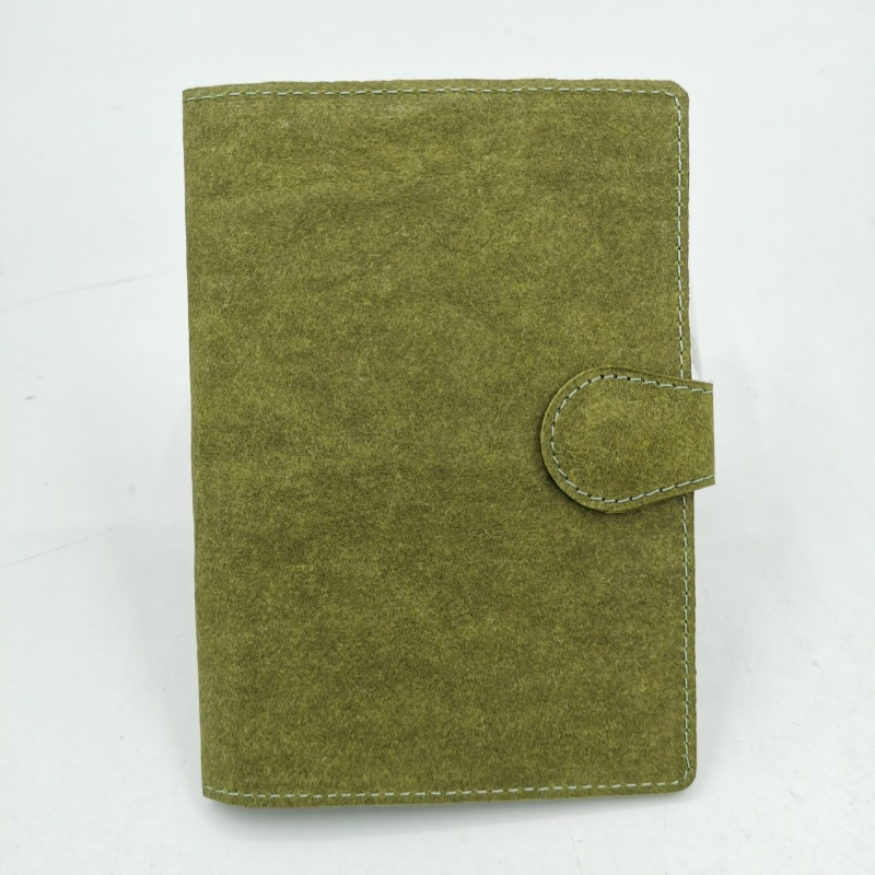 Soporte de pasaporte de papel kraft biodegradable y lavable, billetera para entradas de lujo