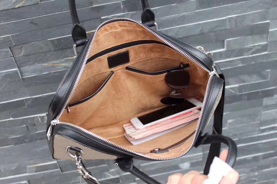Maletín de hombre réplicas de marca de lujo bolso de diseñador para negocios 1: 1 réplica
