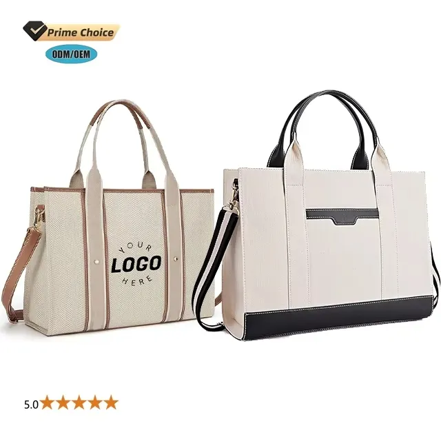 Bolso tote de lona para mujeres
