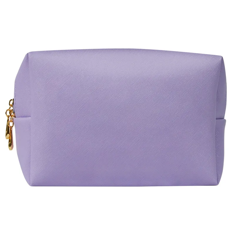 Estuche de maquillaje mini clásico personalizado de cuero PU