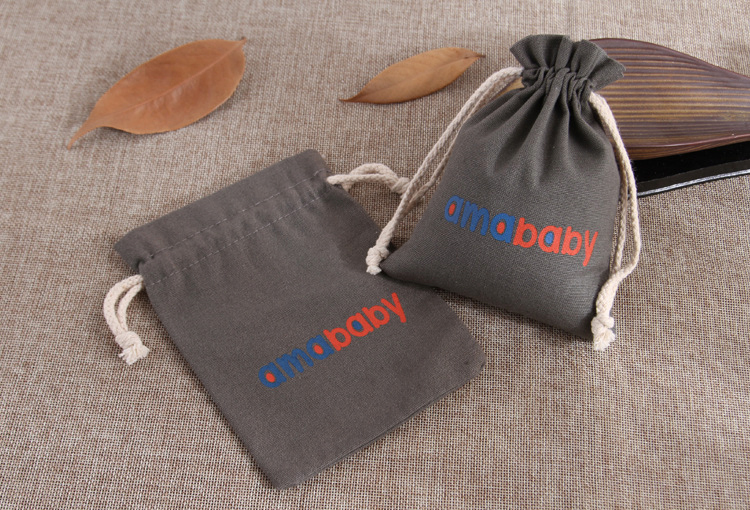 Bolsa de algodón con cordón para almacenamiento de muselina, bolsa personalizada para empacar zapatos