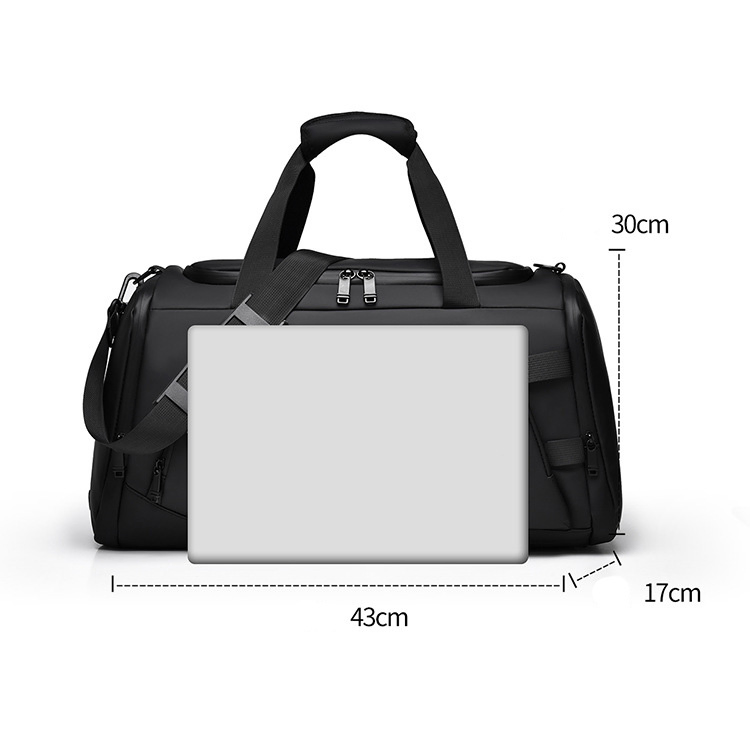 Bolsas de viaje personalizadas para hombres, bolsa de hombro de fitness, maletines para distancias cortas