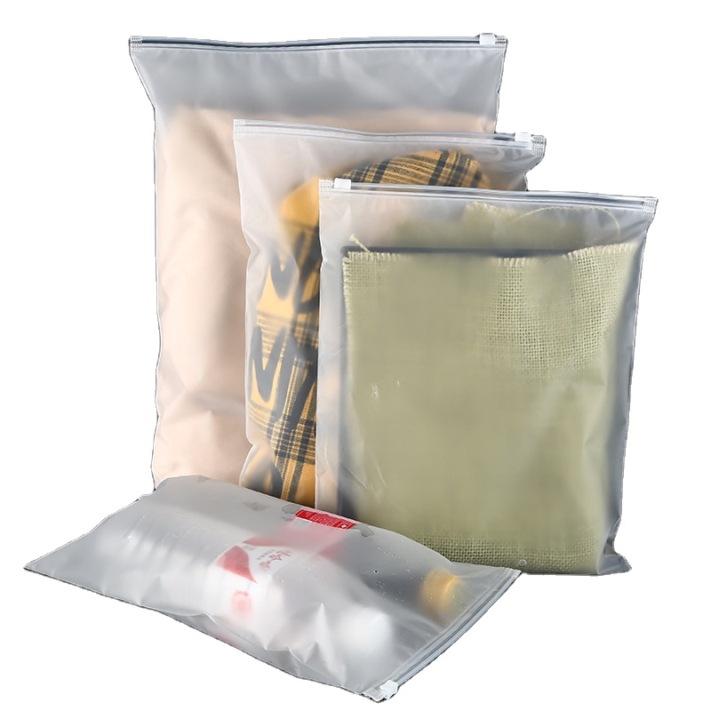 Bolsa de embalaje de bikini de plástico con cierre hermético, empaquetado de ropa de CPE mate
