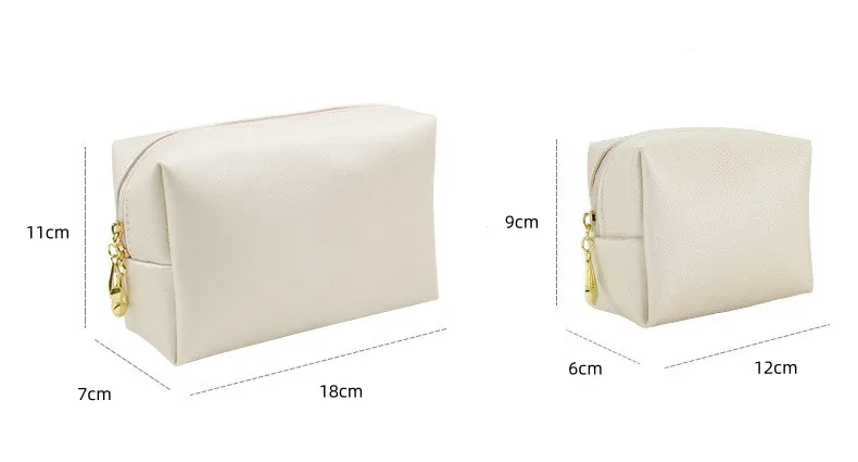 Organizador de Maquillaje para Damas de Impresión Digital de Fábrica, Cartera de Cambio Ecológica, Estuche Cosmético de Cuero