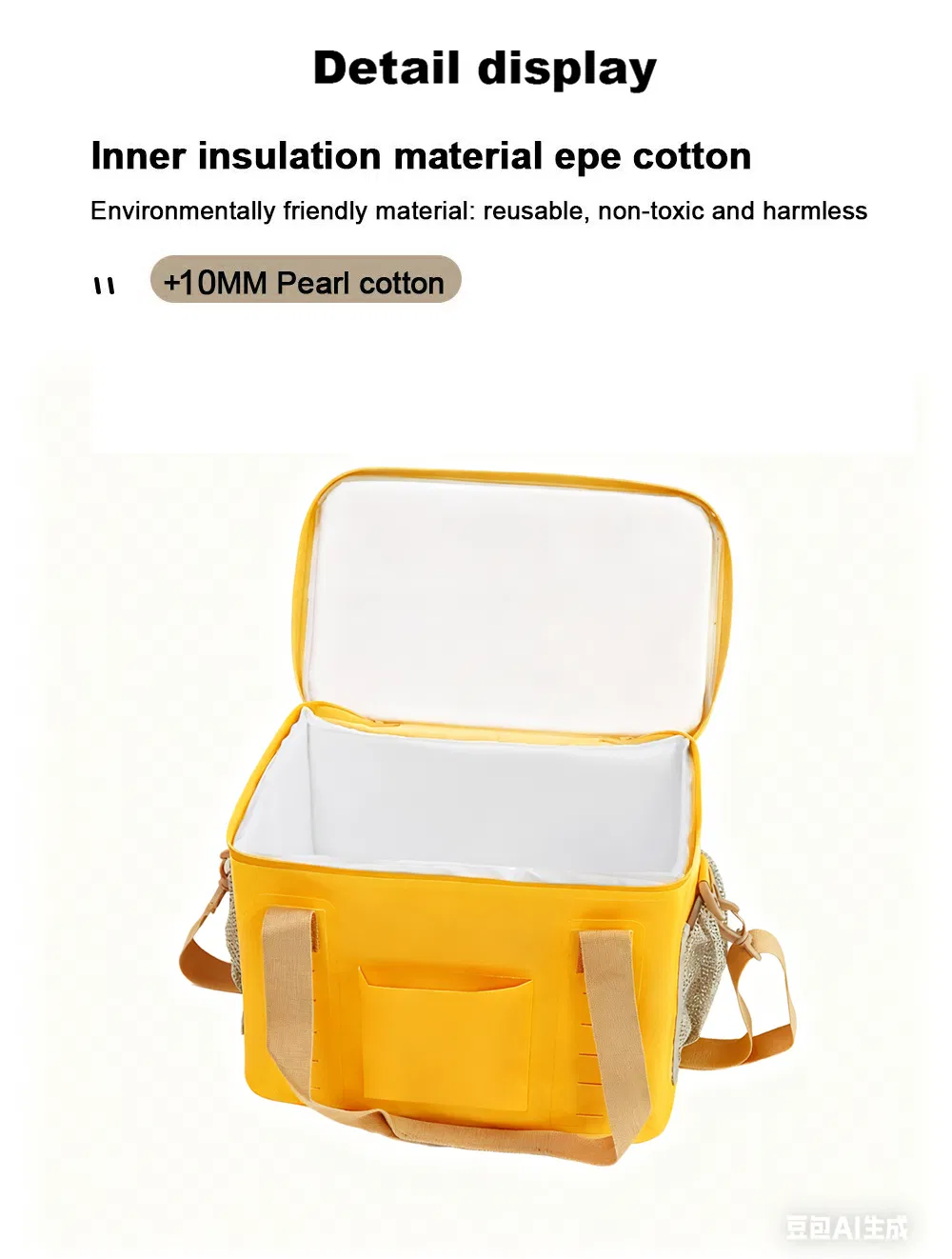 Cremallera impermeable hermética y hebillas portátiles