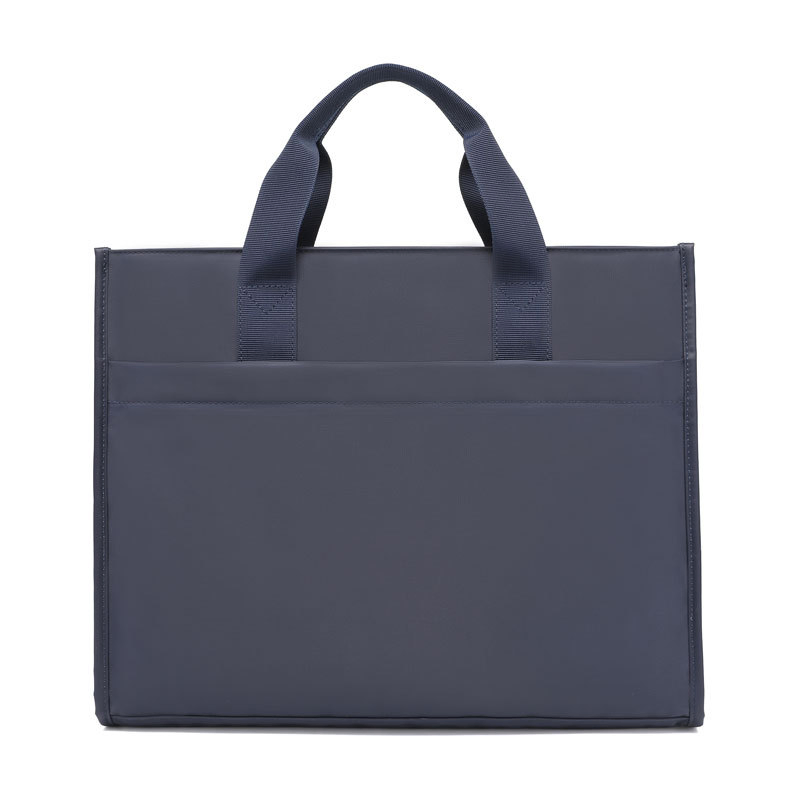 Bolso de mano Xianghui para viajes de negocios, bolso de oficina casual para hombres, maletín de tela Oxford