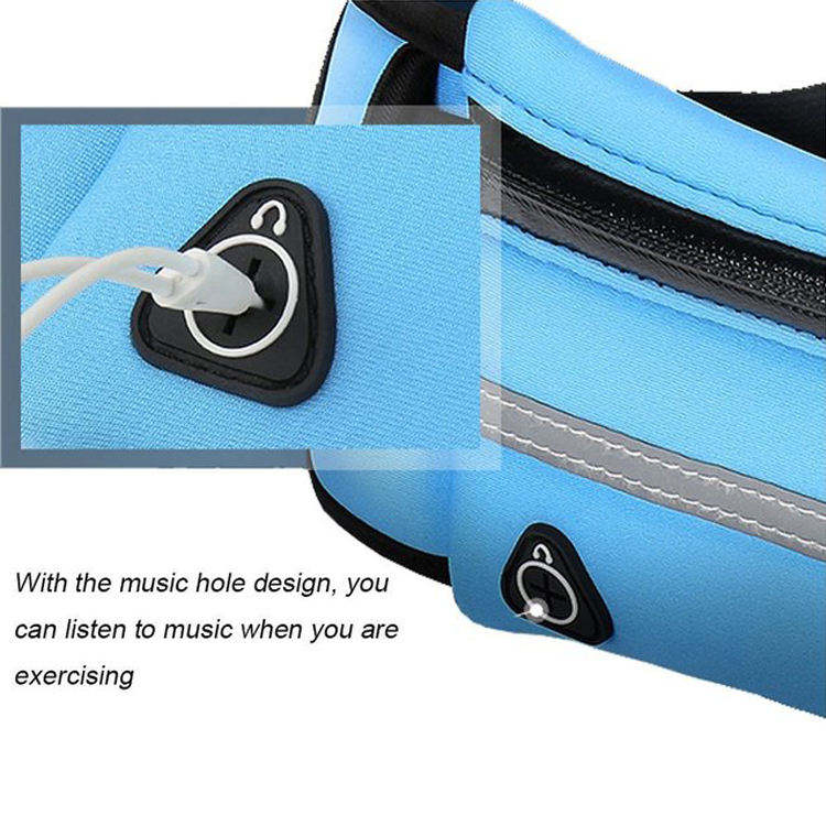 Bolsa de cintura ligera y resistente al agua de Oxford para senderismo, ciclismo, running y deportes al aire libre