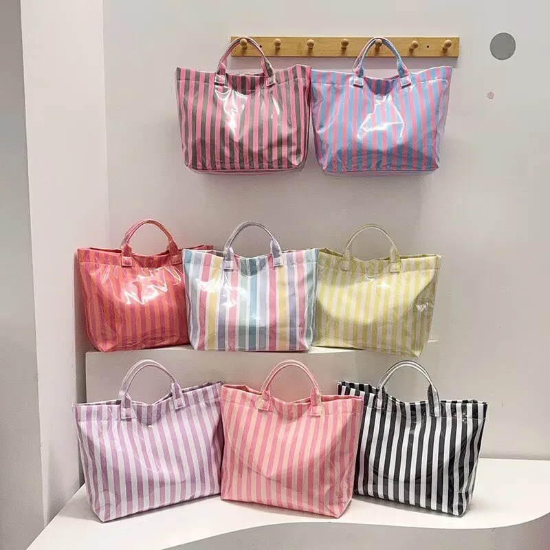 Bolso de playa de PVC impermeable y duradero para dama