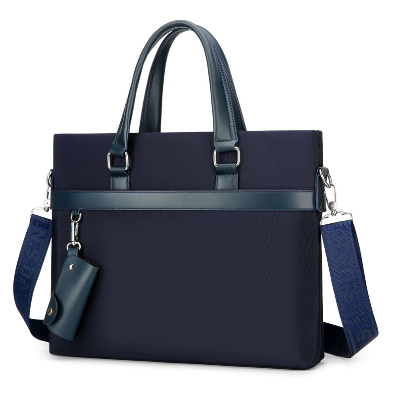 Bolsa de oficina de tela Oxford al por mayor, clásica, impermeable, maletines de negocios para hombres