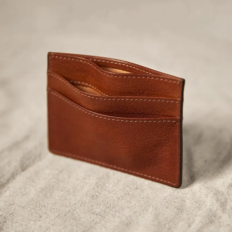 Fábrica de Carteras de Cuero Tamaño y Color Personalizados Bolsa de Dinero Portatarjetas Portapassaporte