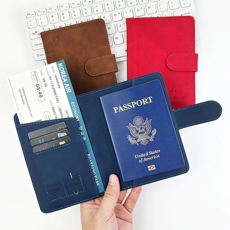 Billetera de pasaporte RFID