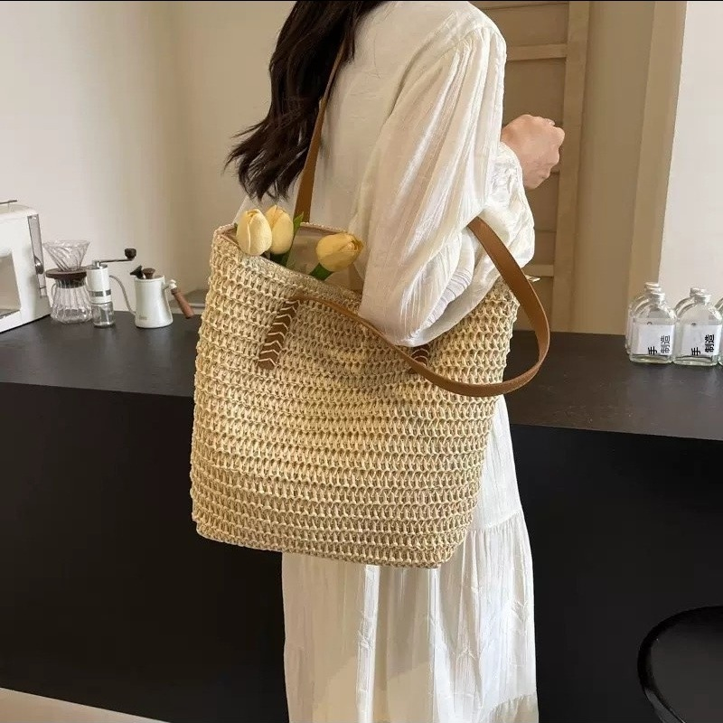 Bolso de mano de verano para la playa, bolsos de moda para mujeres
