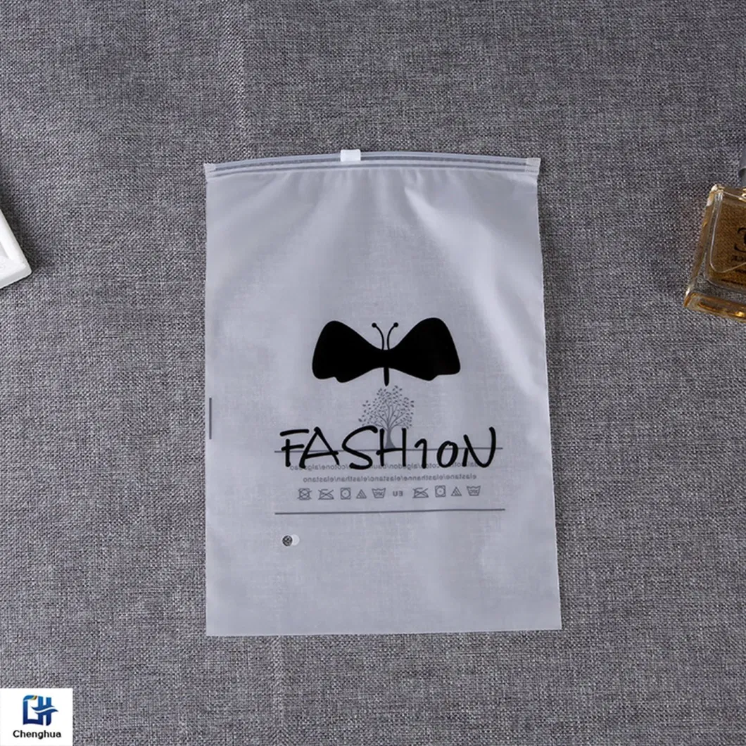 Bolsas de plástico transparentes con cierre resellable personalizadas para ropa