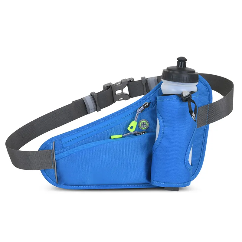 Mochilas deportivas de color sólido con soporte para botella de agua