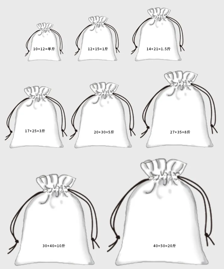 Bolsa de zapatos de tela de yute suave personalizada y personalizada con cordón para embalaje