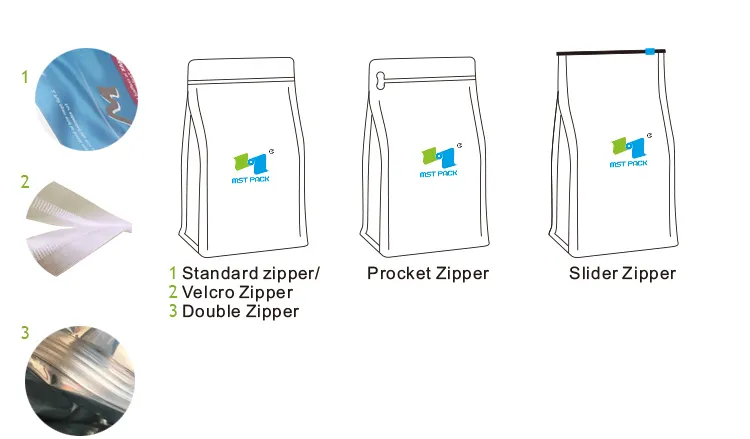 Bolsa de embalaje con cremallera para camisetas de plástico transparente reciclable con cierre tipo slider