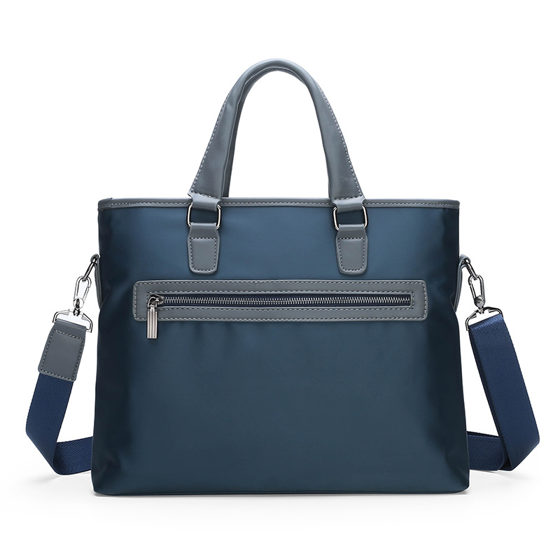 Bolso de mano personalizado para hombres Fuliya, maletín impermeable de oxford, bolso de mensajero de negocios, portador de cuadernos, maletín para laptop