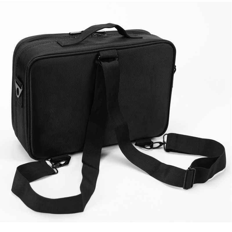 Bolsa de Maquillaje de Alta Calidad Estuche de Viaje para Organizador de Cosméticos con Compartimentos Estuche Cosmético Impermeable de Cuero