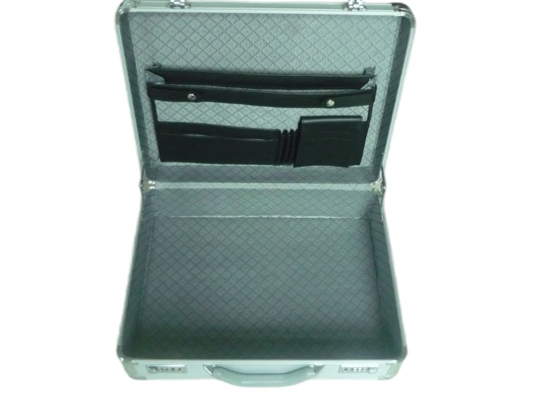 Maletín de aluminio premium para ejecutivos de negocios y viajeros