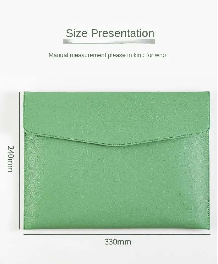Carpeta de Negocios de Cuero PU Personalizada con Logo Corporativo A4