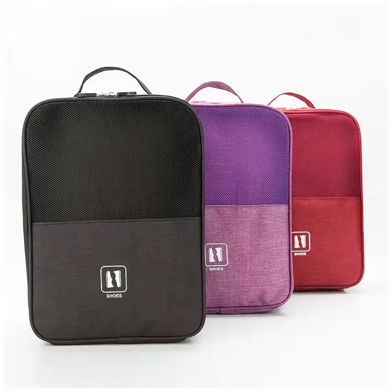 Bolsa de almacenamiento de zapatos multifuncional clásica de impresión digital - Tela Oxford impermeable