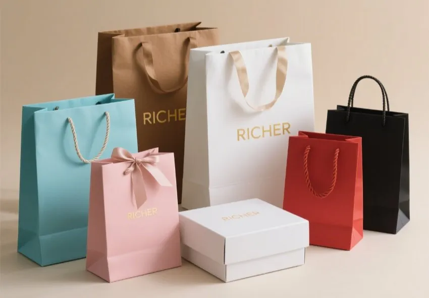 Ropa Zapatos Embalaje Compras Bolsa de Regalo de Papel