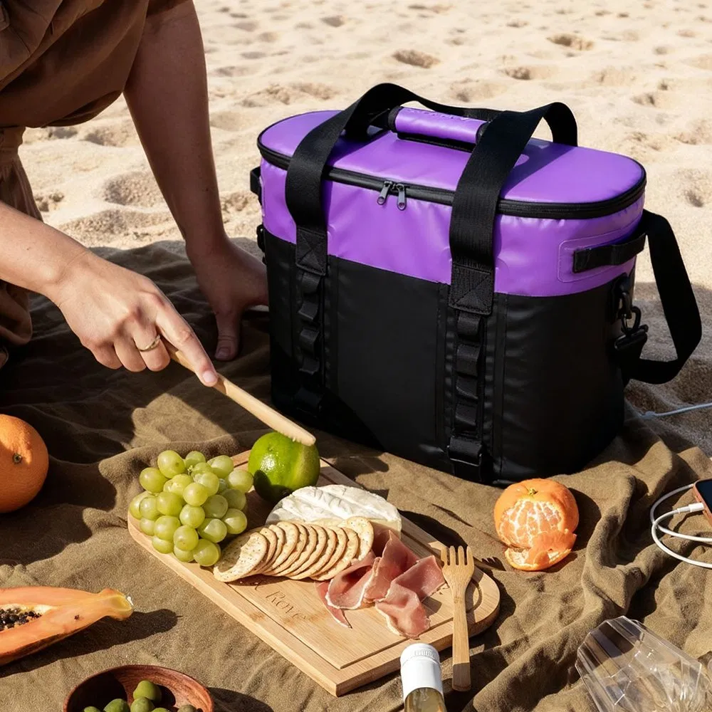 Venta Caliente y Alta Calidad Bolsa Térmica Aislada Portátil de Gran Capacidad para Picnic