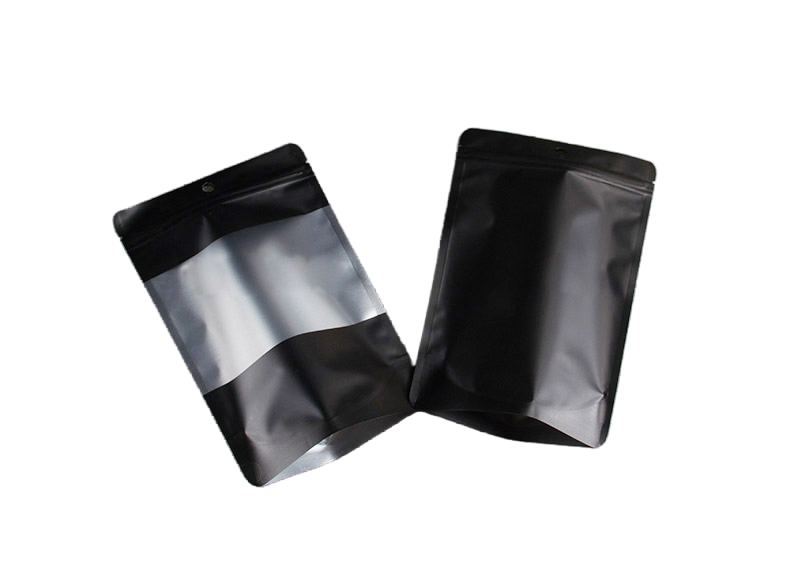Bolsas de embalaje de plástico con cierre de cremallera mate y mate para ropa, como calcetines y ropa interior