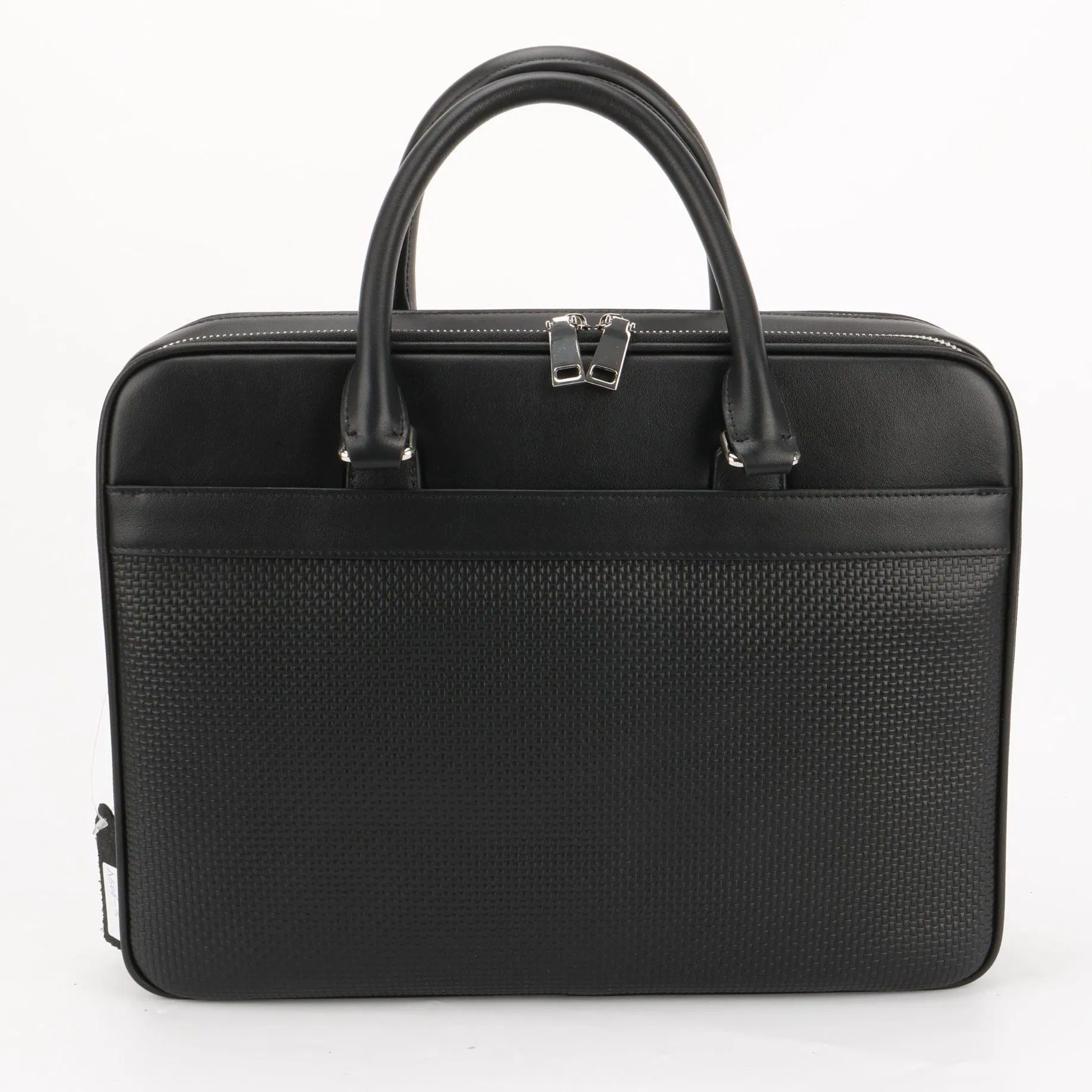 Bolso de negocios para hombres de alta calidad, de cuero genuino, gran capacidad, maletín multifuncional