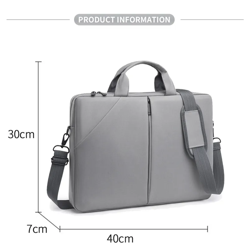 Bolsa de mensajero para computadora de un solo hombro, maletín de negocios para viajes, impermeable, para laptop, para mujeres